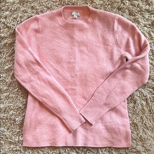 J. Crew Womens Extra Soft Pink Sweater Size S